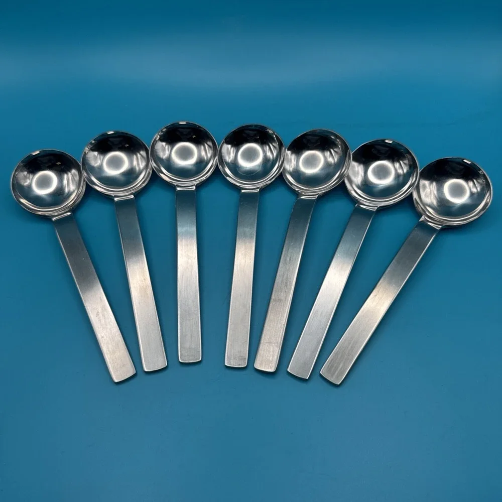 Towle‎ Silverware Flatware TWS526 Spoons Set Lot 7 Teaspoon Soup Stainless Extra